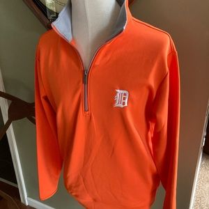Antigua Detroit Tigers 1/4 zip pullover